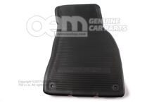 1 szett lábszőnyeg (gumi) szatén fekete 4F2061501  041 (4)