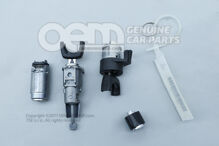 1db zárhenger garnitúra kilincshez, hátsó csomagtérajtó / csomagtérfedél, gyújtásindító, kapcsoló, egy Skoda Octavia 1U 1U2800375DC