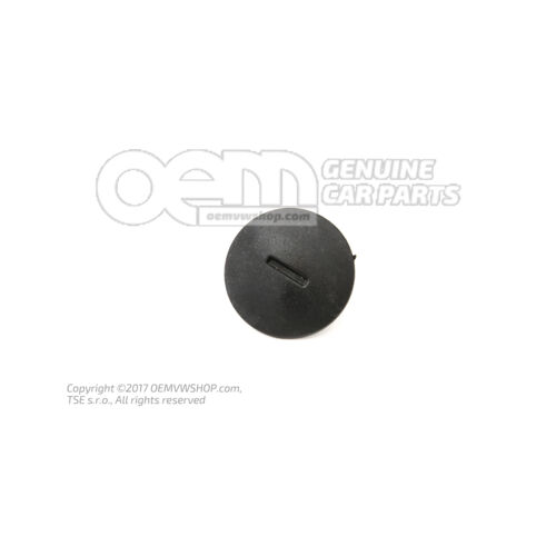 Nyomógombos, szatén fekete N  9006850101C