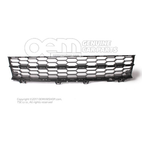 Szellőzőrács szatén fekete Skoda Superb 3V 3V0853677  9B9