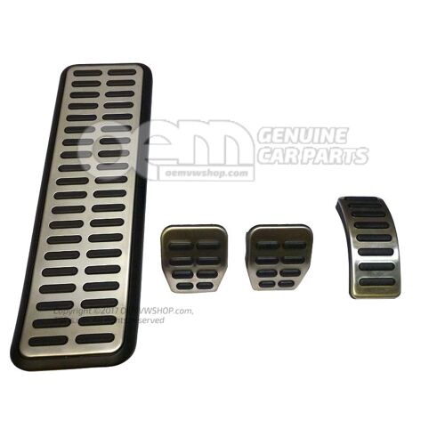 1 szett pedálsapkák Audi A1/S1 8X 8X1064205