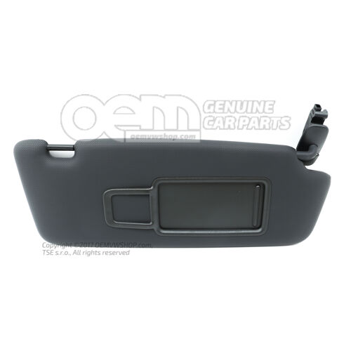 Napellenző tükörrel és lélektakaróval (fekete) 8K0857552AR7C0