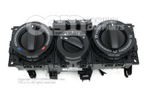 A friss levegő és a fűtés szaténfekete vezérlése 7H5820045N 9B9