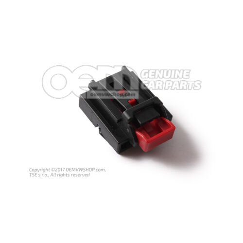 Lapos érintkezőház érintkezőreteszelő mechanizmussal hátsó lámpa 5K0972705