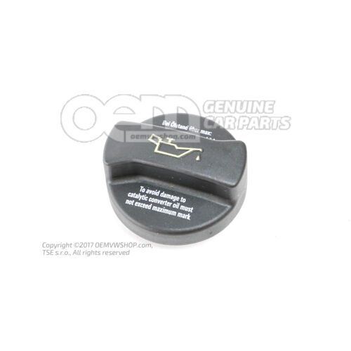 Kupak olajbetöltő cső 3W0103485G