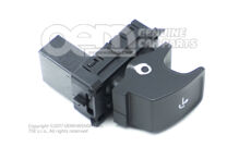 Kapcsoló az elektromosan összecsukható vonóhoroghoz szatén fekete/fehér 5TA959511  WHS