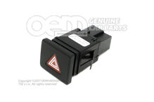 Veszélyjelző nyomógomb szatén fekete/fehér 7E5953235A WHS