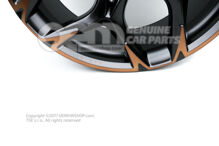 Alumínium felni Szatén fekete/réz 5FF601025M XEB (1)