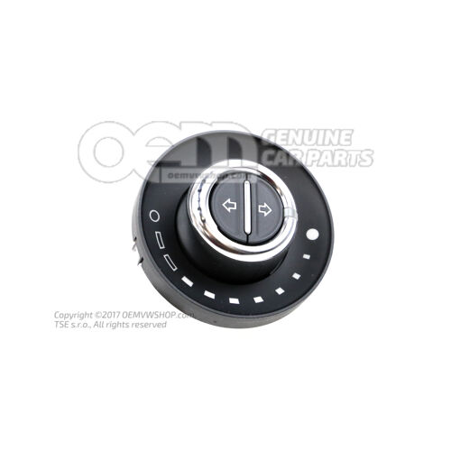 Potenciométer lélek (fekete) 8K0959613A 6PS