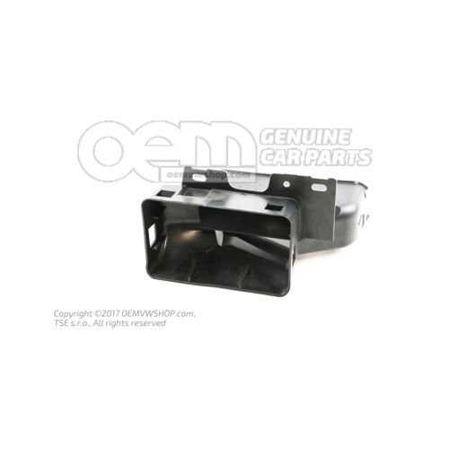 Légvezető szatén fekete 6Q0805971F 9B9