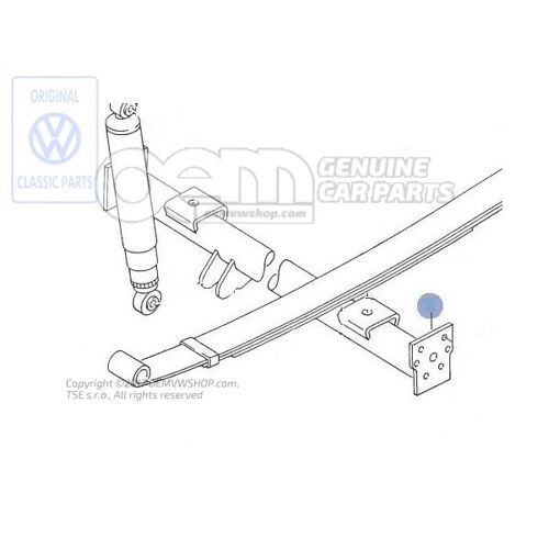 Hátsó tengely gerenda Volkswagen Caddy 15 147501011B