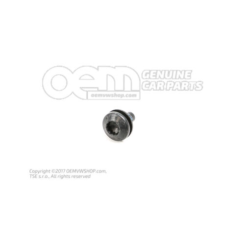 Ovális fejű csavar belső fogazattal (kombi), önzáró M8X14 méretű WHT003348