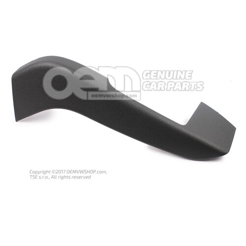 Fedél a markolathoz szatén fekete 5E0867198  9B9