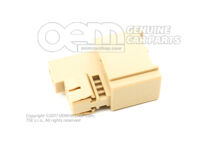 Lapos csatlakozó ház érintkező reteszelő mechanizmus csatlakozó elem hátsó fedél 5G0972735A Lapos csatlakozó ház érintkező reteszelő mechanizmus csatlakozó elem hátsó fedél 5G0972735A