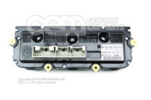 Kijelző és kezelőpanel CU-val az elektronikusan vezérelt klímaberendezéshez szatén bla Volkswagen Passat 3C 4 motion 3C0907044EDWZU (1)