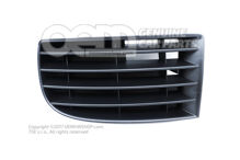 Szellőzőrács szatén fekete 1K0853665  9B9