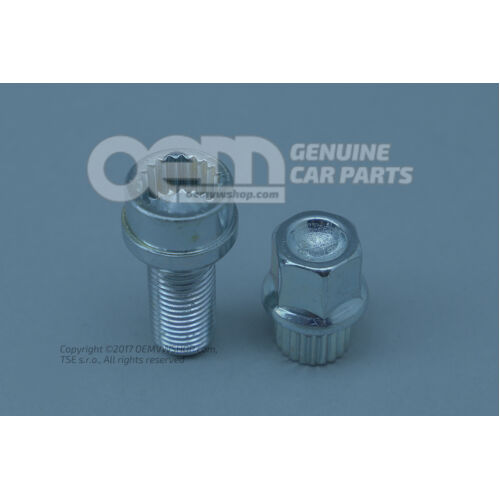 Kerékcsavar, lopásgátló, kerékcsavar, lopásgátló kódkulcsok WHT003319A 009