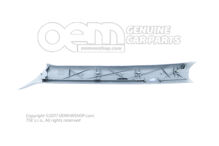 A-oszlop díszítő sötét elefánt (sötétszürke) 8L0867234C 5EX (1)