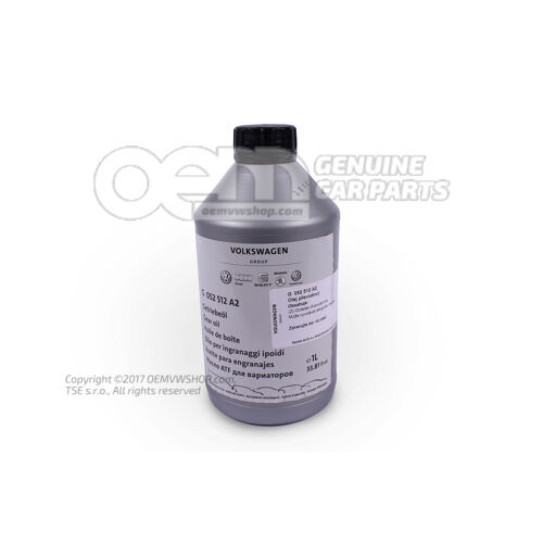 Sebességváltó olaj lásd műhely kézikönyv G  052512A2