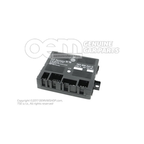 Vezérlőegység elektromos tolóajtóhoz 7E0959243D