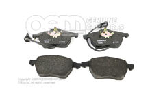 1 készlet: fékbetétek kopásjelzővel tárcsafékhez 4A0698151C