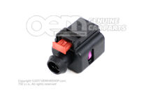 Lapos érintkezőház érintkezőreteszelő mechanizmussal, csatlakozódarab kipufogógáz-hőmérséklet-adó befecskendezővel redukálószerhez 8K0973702D (2)