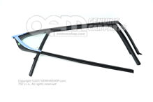 Fix ajtó ablak tömítéssel, magas krómozással 3V5845210CJJV1