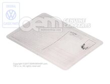 Bádog képeslap VW Service ZCP902374 ZCP902374 (2)