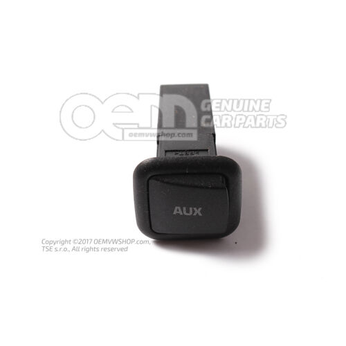 AUX-IN aljzat szatén fekete 5J0035475  9B9