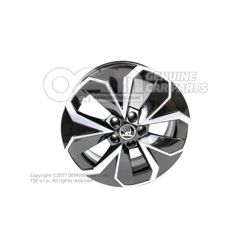 Alumínium felni Fekete metál 654071496F FL8