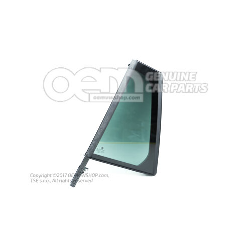 Oldalablak (fix) fekete Skoda Superb 3V 3V9845213G 5AP