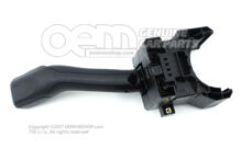 Kapcsoló ablaktörlő/mosó-törlő működéshez szatén fekete Skoda Octavia 1U 8L0953503  01C (1)