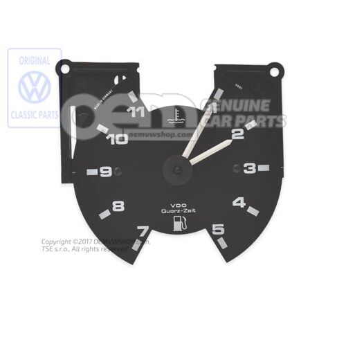 Óra nyílással az üzemanyag- és hőmérőhöz 251919203B