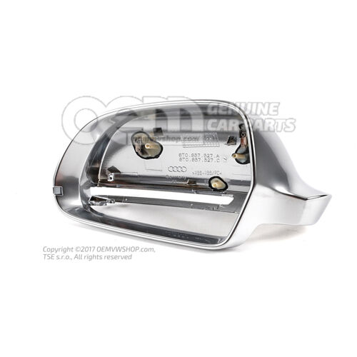 Tükör kupak alumínium 8T0857527A 3Q7