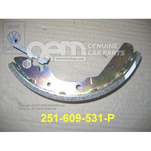 Fékpofa betéttel és beállító karral 251609531P