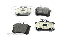 1 készlet fékbetét tárcsafékhez 5Q0698451AA