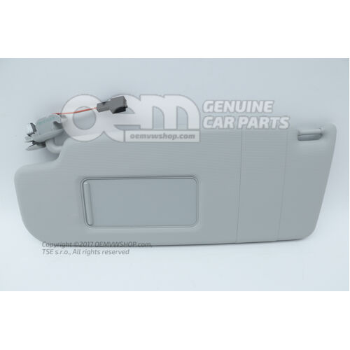 Napellenző tükörrel és borítóval gyöngyszürke 6R0857551K 2F4