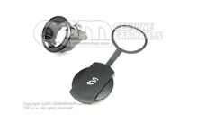 Rugós csapos bilincs. ujj csuklós huzattal szatén fekete 1K0919341C 9B9