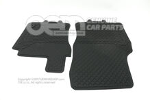 1 készlet minden időjáráshoz használható lábszőnyeg, titán fekete 5G2061502A 82V (2)