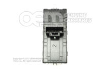 Kapcsoló elektromos ablakokhoz szatén fekete/timsó 3G0959857C WZU (1)