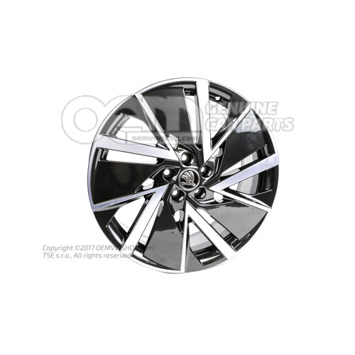 Alufelni fekete metál 654071498K FL8