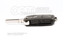 Fő kulcs üres 7E0837202M ROH (4)