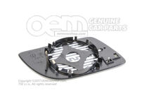 Tükörüveg (domború) tartólappal 6Q0857521B (1)