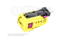 Lapos érintkezőház érintkezőreteszelő mechanizmussal csatlakozóelem kábelköteg belső használatra 4H0972773A (1)