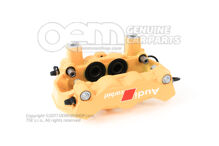 Audi e-tron GT sárga féknyereg fékbetétek nélkül 365x28mm méretű fékekhez jobb hátsó 4J3615424AB (3)