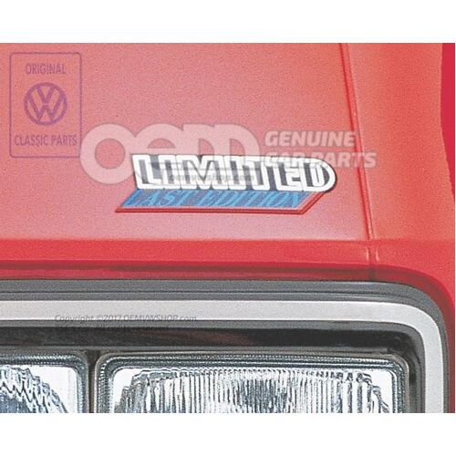 Fólia felirat Limited Last Edition T25 Bus 255853679D CHY