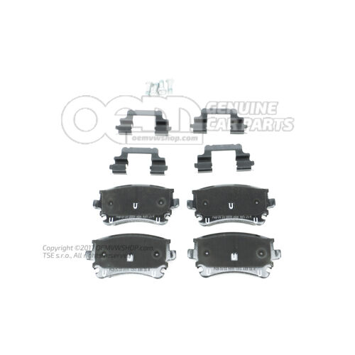 1 készlet fékbetét tárcsafékhez Audi A8/S8 Quattro 4E 4E0698451A