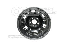 Acél felni rally fekete 6Q0601027N 03C (1)