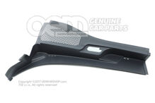 Fedőrész, ha szükséges, javítsa meg, lásd a műhely kézikönyvét Szatén fekete 5FH819403B 9B9 (1)