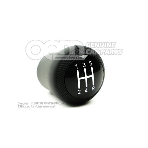 Sebességváltó gomb (bőr) sebességváltó gomb (bőr) lélek (fekete) 4B0711141AJ25D